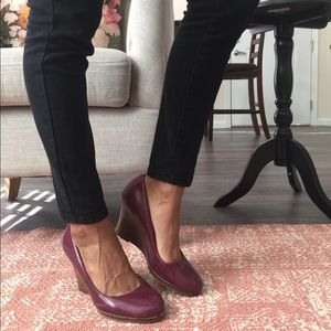 Cole Haan Faux Snake Skin Wedge